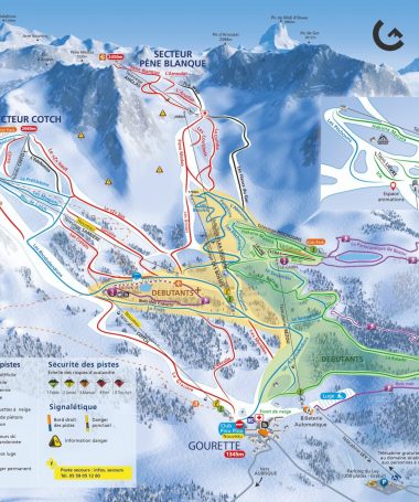 Plan des pistes et enneigement