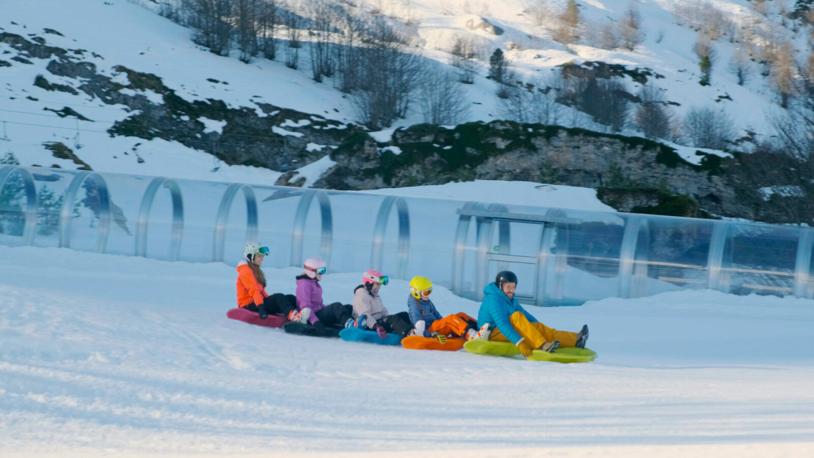 Snakegliss avec l'Aventure Nordique à Gourette