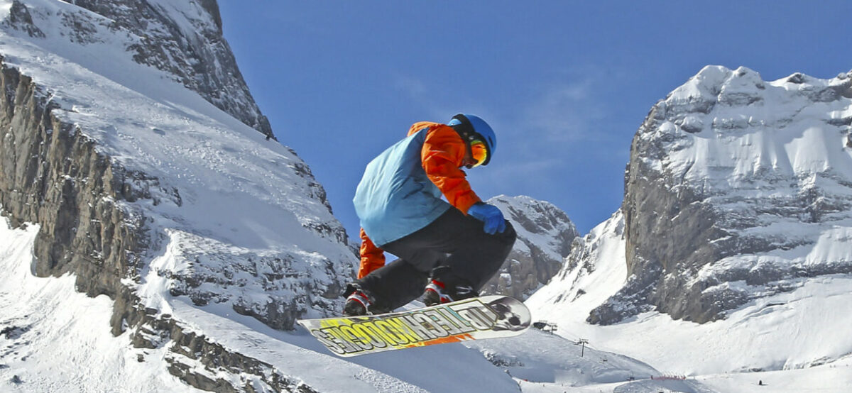Skieurs freestyle à Gourette