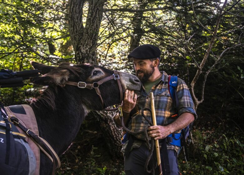 Pierre Vidal – Accompagnateur montagne avec âne porteur