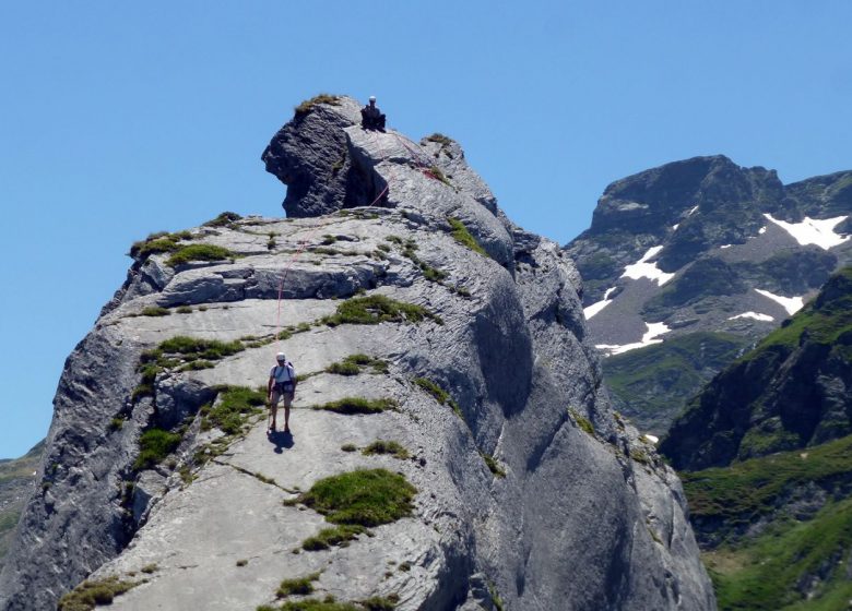 Voies naturelles d’escalade Gourette