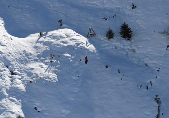 Grandes Tyroliennes l’Hiver
