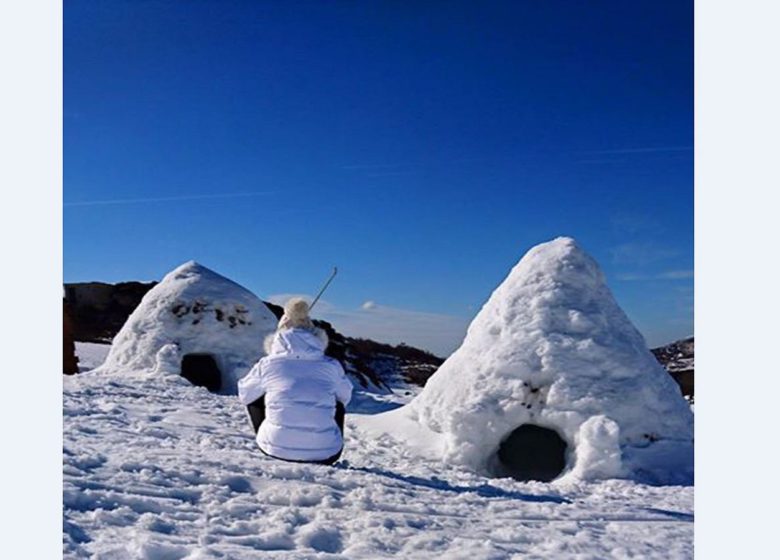 Nacht im Iglu