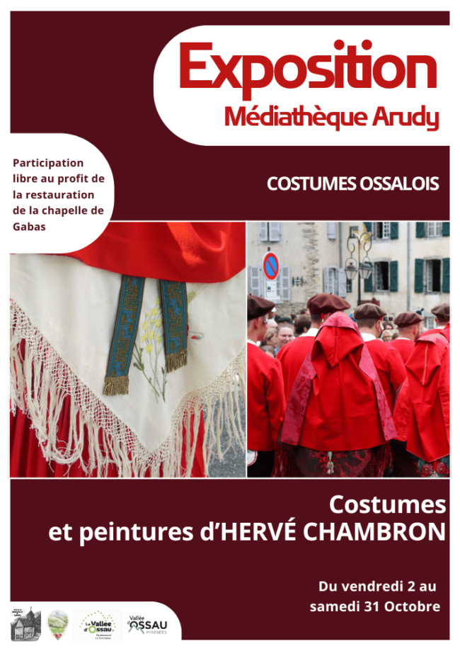 Exposition : Costumes ossalois et vision du peintre Hervé Chambron