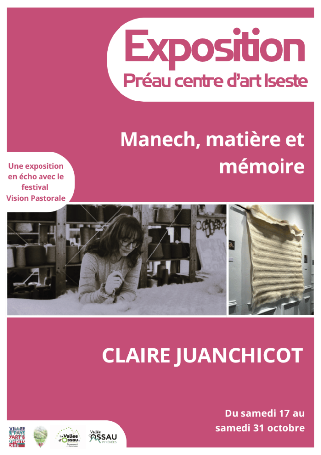 Exposition : Manech, matière et mémoire – Claire Juanchicot