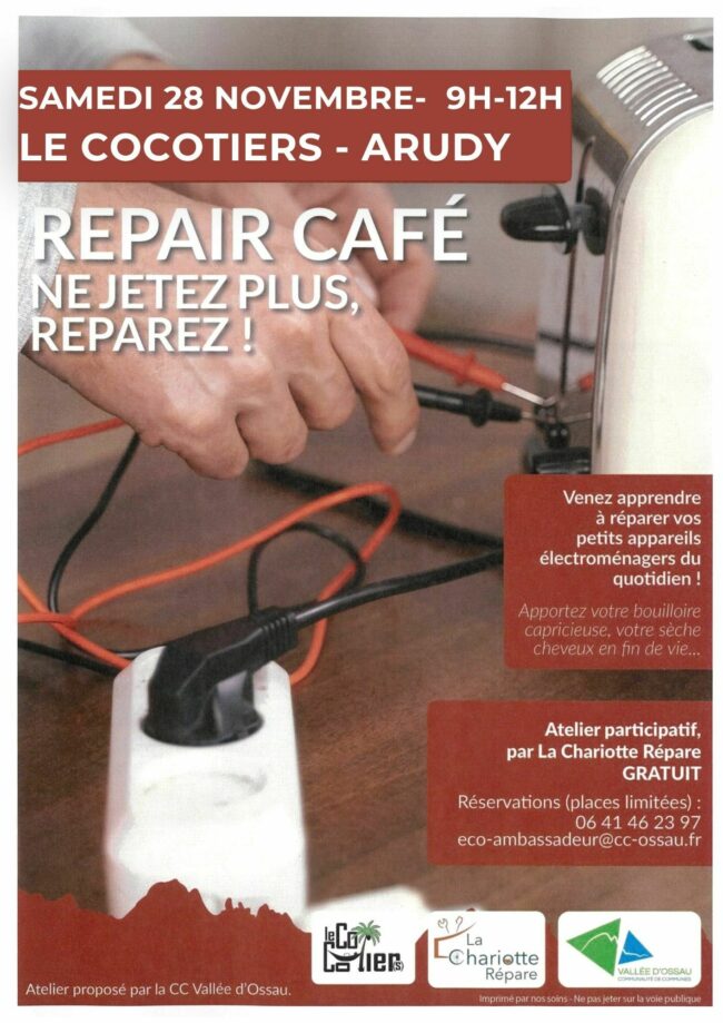 Repair Café – Ossau durable