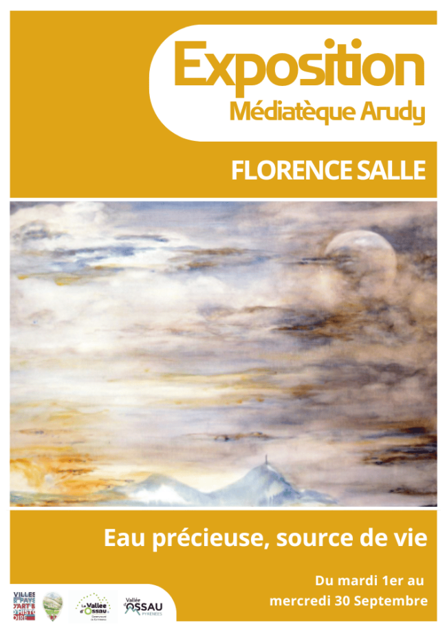 Exposition : Eaux précieuse, source de vie – Florence Salle