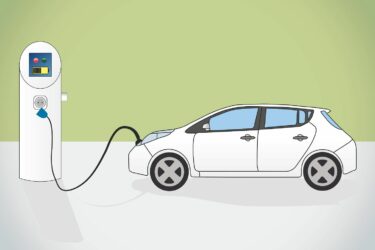 Borne de recharge électrique voiture
