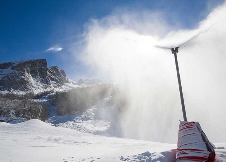 Visite de l’usine à neige