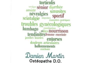 Ostéopathe D.O Damien MARTIN
