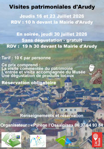 Visite du village d’Arudy, du musée et dégustation