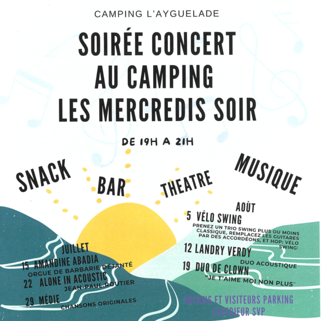 Soirée concert au Camping l’Ayguelade : Alone in acoustic