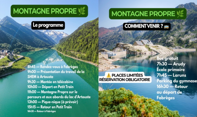 Journée montagne propre – Artouste