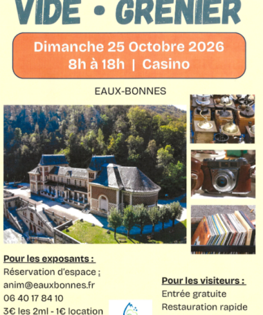Vide grenier aux Eaux-Bonnes