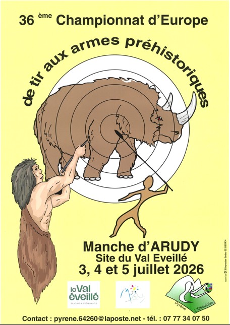 Championnat européen de tir à l’arme préhistorique – Epreuve de tir à l’arc