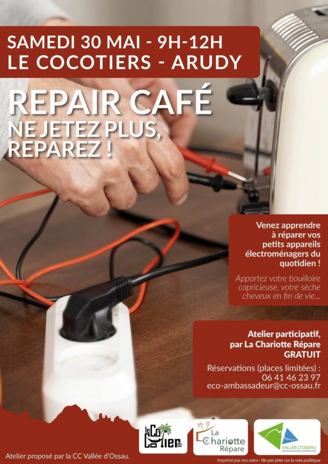 Repair Café – Ossau durable