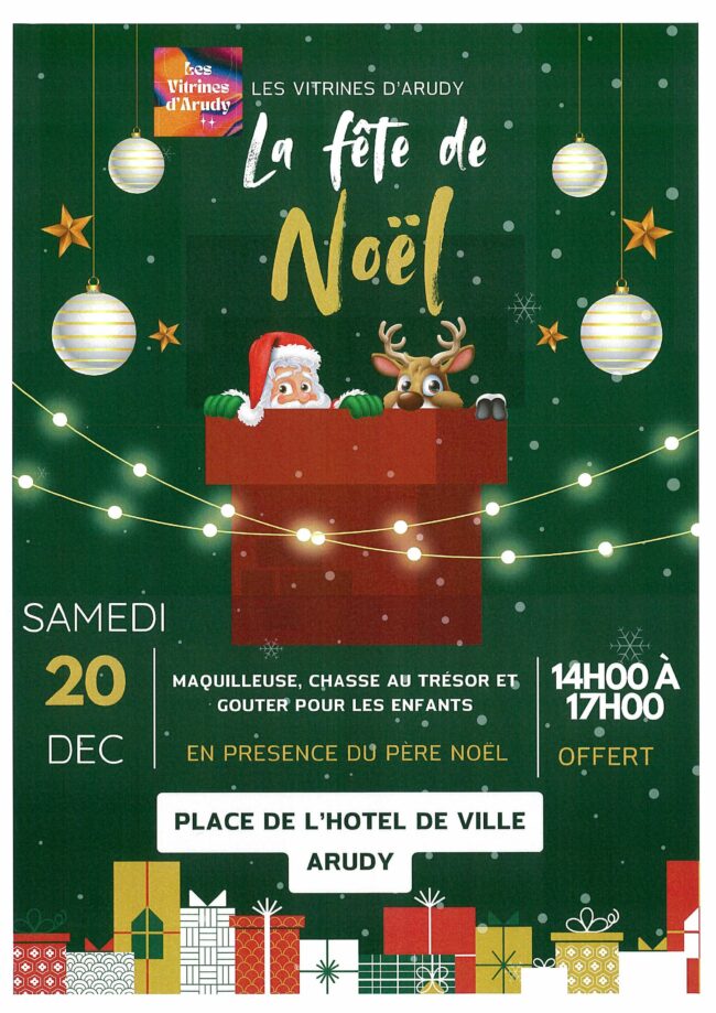 La fête de Noël des Vitrines d’Arudy