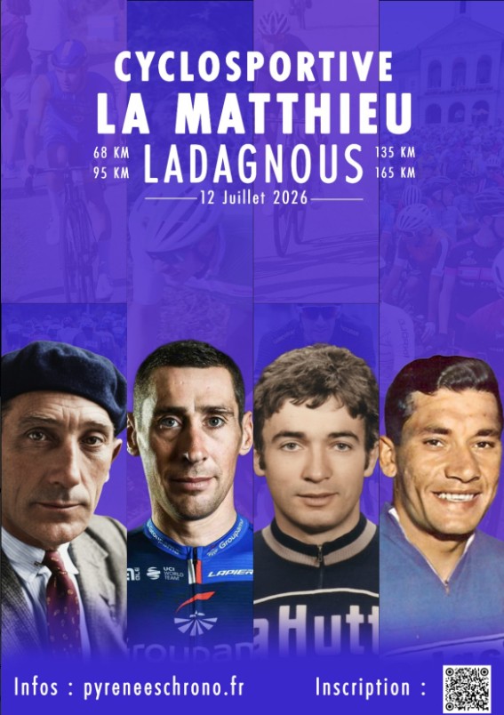 Cyclosportive La Matthieu Ladagnous – MODIFICATION DE PARCOURS