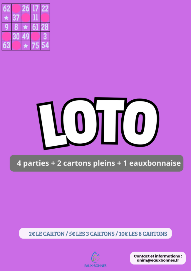 Loto des Eaux Bonnes