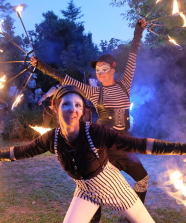 Fête du 13 juillet : Spectacle de feu par la compagnie Akouma