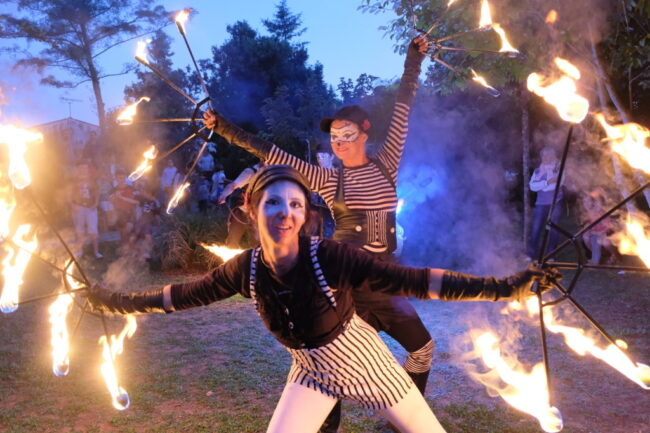 Fête du 13 juillet : Spectacle de feu par la compagnie Akouma
