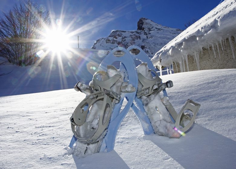 Schneeschuhwandern und nordische Entspannung