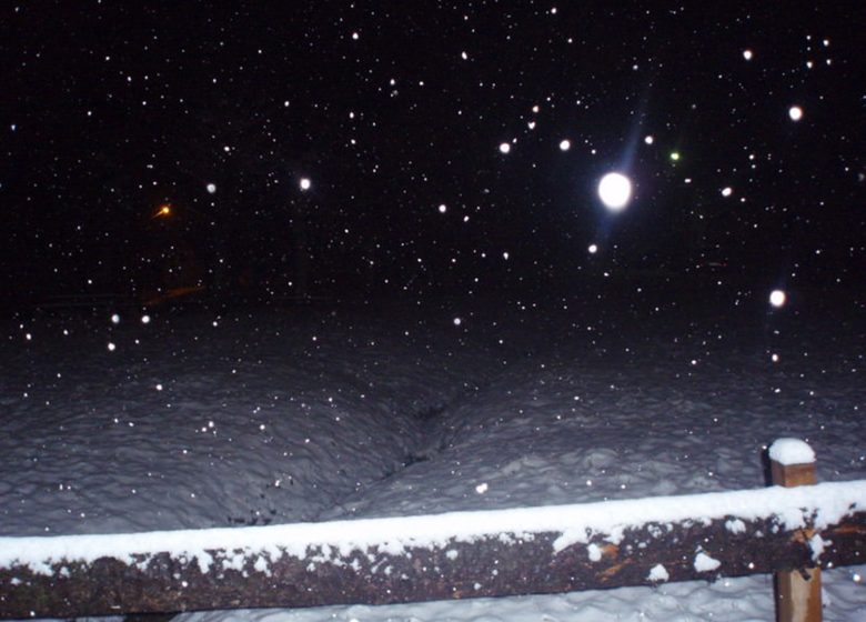 Comme un indien à la neige