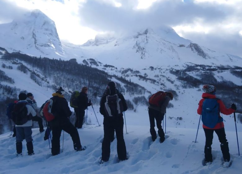 1/2 dag Speleologie-Sneeuwschoenwandelen