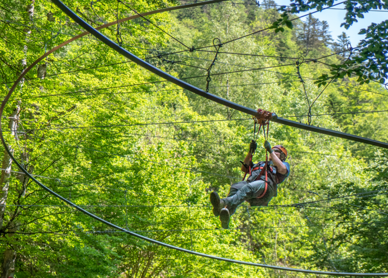 Tyrolienne à virages d’Artouste