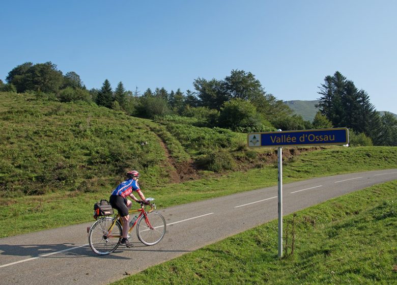 Col des Pyrénées à vélo, en liberté