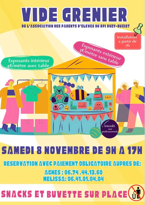 Vide grenier à Buzy