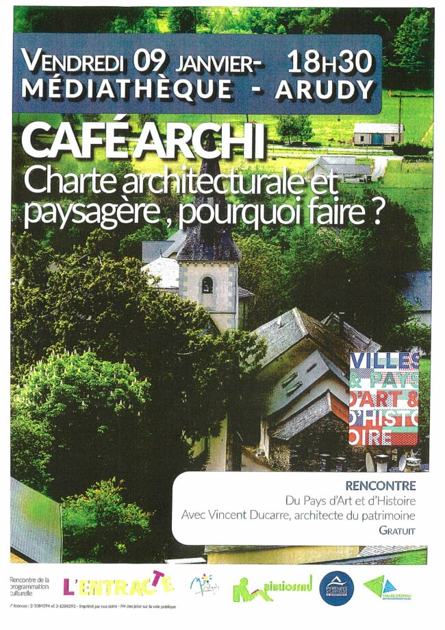 Rencontre : Café Archi – Charte architecturale et paysagère, pourquoi faire ?