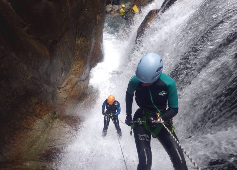 Aqua Vertige – Guía de cañones de espeleología