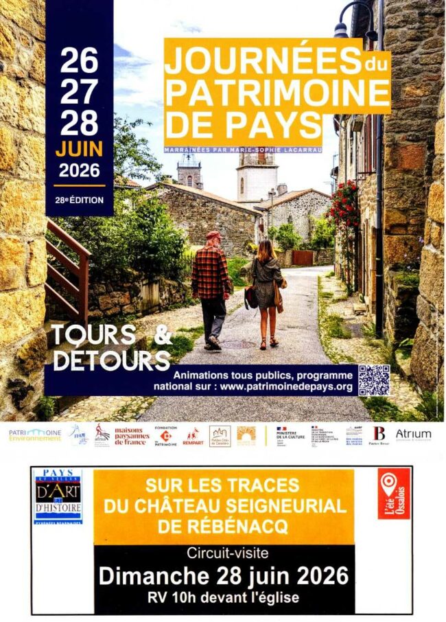 Balade commentée : Sur les traces du château seigneurial de Rebenacq