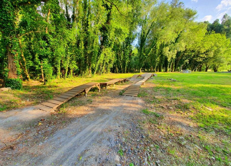 Zona de iniciación a la bicicleta de montaña.