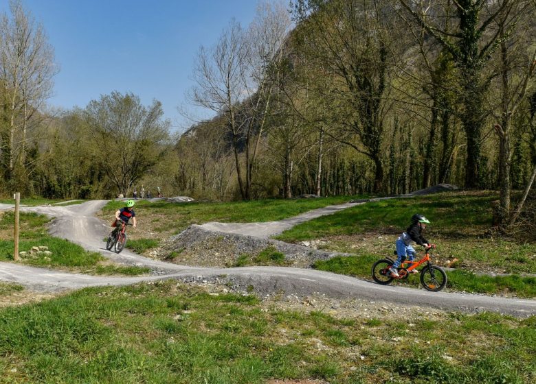 Zona de iniciación a la bicicleta de montaña.